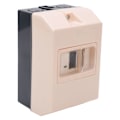 Miniatyrbillede 3 af 8: Vandtæt Circuit Breaker Box Slidsikker håndfladeafvisningsfunktion ABS distributionsbeskyttelsesboks