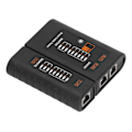 Miniatyrbilde 7 av 8: Nettverkskabeltester LED ABS Nøyaktig deteksjon Bærbar LAN-kabeltester Svart RJ45 RJ11