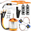 Miniatyrbild 4 av 8: 2217 KV1100 Motor 1060 Propeller 9G Servo 40A XT60 ESC Kit för Fjärrkontroll Helikopter