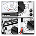 Miniatyrbillede 2 af 7: Analog Multimeter Tester AC/DC 1000V/500mA