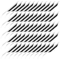 Miniatyrbild 7 av 8: 50 st 2.4in pilar Vanes DIY Spiral Fjäder Wing Konkurrensbåge Recurved båge Tillbehör argent