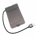 Miniatyrbild 4 av 8: USB3.0 2,5 tums SATA-hårddiskhölje 5 Gbps genomskinligt externt case för 7‑9,5 mm 2,5 tums SATA SSD HDD