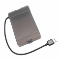 Miniatyrbillede 4 af 8: USB3.0 2,5 tommer SATA-harddiskkabinet 5 Gbps klart eksternt harddiskcover til 7-9,5 mm 2,5 tommer SATA SSD HDD