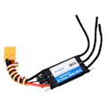 Pikkukuva 7 / 8: 80A RC-vene ESC Vedenkestävä Musta Monisuojaus RC Sähköinen Nopeussäädin Vaihtoon
