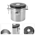 Miniatyrbillede 8 af 8: Kaffebeholder i rustfrit stål med lufttæt beholder til kaffe med 30 ml ske, datosporing, kaffekande til opbevaring af 1,2 l, rustfrit stål
