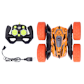 Pikkukuva 4 / 8: 2.4G Kaksisuuntainen Kaukosäädöllä Ohjattava Drift-auto 360 Asteen Kiertävä RC Stunt-auto Leikkiä Varten Lapselle - Oranssi