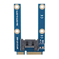 Miniatyrbillede 6 af 7: mSATA til SATA-adapterkort Mini SATA til 7-pin SATA MPCIe-udvidelse SATA vandret