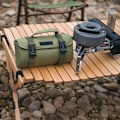 Miniatyrbilde 5 av 8: Oppbevaringspose for kassettkomfyr GS 600, multifunksjonell lerretspose for gasskomfyr med dobbel sikkerhetsspenne