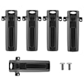 Miniatyrbilde 1 av 8: 5PCS håndholdt Walkie Talkie Intercom midjebelte bakklips for Baofeng UV-82