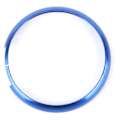 Miniatyrbillede 8 af 8: Fjernbetjeningsnøgle Ring Trim Aluminium Legering Erstatning for MINI R55 R56 R57 R58 R59 R60 Mørkeblå