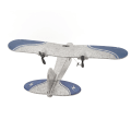 Miniatyrbillede 8 af 8: RC Plane Holdbar RC Glider Fjernbetjening Fly Fixed Wing Aircraft Jet med LED-lys til personer over 14 år 3 batterier