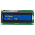 Miniatyrbild 1 av 8: LCD-displaymodul 1602 Skärm Utbyggnadskort Tillbehör för Raspberry Pi Pico I2C Seriell Port