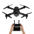Miniatyrbild 8 av 8: S2 4K Dual HD-kamera Flygfotografering Vikbar RC Quadcopter Borstlös 5G WIFI DroneBlack