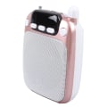 Miniatyrbilde 3 av 8: Stemmeforsterker Bærbar oppladbar Bluetooth-stemmeforsterker med kablet mikrofonhodesett for lærerveiledning Rose Gold