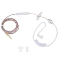 In-ear-headset med luftrörssäkerhetsöronsnäcka med mikrofon för iOS för Android Transparent Enkel