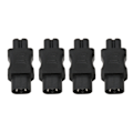Miniatyrbillede 7 af 8: 4 stk. IEC320 C8 til IEC320 C7 Konverter Strømstikadapter til PDU Chassis Laptop Computer UPS Stikkontakt