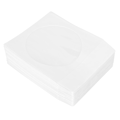 Miniatyrbild 8 av 8: 100 st CD-fodral 12,5 cm Bredd Transparent Fönster Dammskydd Tjockt Återanvändbart CD-kuvert för 12 cm 4,7 tum DVD-skivor