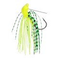 Miniatyrbilde 2 av 8: Pilblad spinnerbait Anti hengende bunnfiske lokke spinner agn for fersk havabbor Gul