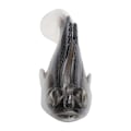 Pikkukuva 8 / 8: Deep Running Soft Bait Jumping Mela Tail 75mm/13g Anti-Hanging Bottom Fake Pehmeä SyttiMusta hopea