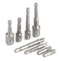 Miniatyrbillede 2 af 8: 8 stk. Sokkeladapter Sæt Driver Hex Skaft Impact Bor Bits Forlængelsesstang 1/4 tommer 3/8 tommer 1/2 tommer