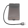 Miniatyrbild 2 av 8: USB3.0 2,5 tums SATA-hårddiskhölje 5 Gbps genomskinligt externt case för 7‑9,5 mm 2,5 tums SATA SSD HDD