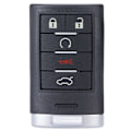 Miniatyrbillede 1 af 8: Smart Key 5-Knaps med Lille Nøgle M3N5WY7777A Erstatning for Cadillac CTS 2008-2013