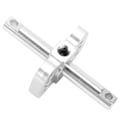 Miniatyrbilde 6 av 8: RC Differensial Spool Locker Hub Transmission for Traxxas Slash 2WD RC Biloppgraderingsdeler Sølv