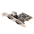 Pikkukuva 7 / 8: PCIe RS232 -sarjasovitinkortti 250 kbps 2 porttia PCI Express X1 Plug and Play PCIe to Dual Serial Card tulostinskanneria varten