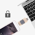 Miniatyrbillede 6 af 8: 64G bærbar tre-i-en Mini U-disk USB-flashdrev med stor kapacitet til Apple-grænseflade