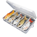 Miniatyrbillede 1 af 7: 5 stk Svømmelokke Multi Joint Segment 3D Naturtro Hard Agn Fiskekroge Kunstagn Wobbler Bait