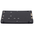 Miniatyrbilde 5 av 8: Adapterkonverterhus 2 i 1 M.2 BKey NGFF MSATA til SATA3.1 Adapterkonverter Harddiskhus