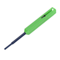 Miniatyrbild 4 av 8: LC Fiber Optic Cleaning Pen 1 Click Optical Fiber End Cleaner Non Static Resin 1.25mm Green