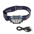 LED-hodelykt 5 lysmoduser USB-lading Lettvekts sensorhodelykt LED-hodelys for utendørs camping