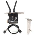 PCI E till NGFF M.2 WIFI Trådlös Modul Adapterkort KEY A E Nätverks Expansionskort