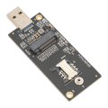 Pikkukuva 5 / 8: USB3.0 4G-moduulin sovitinkortti NGFF M.2 Key B - USB 3.0 -sovitin SIM-korttipaikalla 4G 5G -moduulille