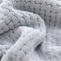 Miniatyrbild 1 av 3: Korallfleece badhandduk vattenabsorption badhandduk ren färg för badrum hotell grå