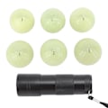 Miniatyrbilde 7 av 8: 6 stk. Selvlysende Golfballer for Nattsport Fluorescerende Selvlysende i Mørket Golfball Langvarige Lyse Lysende Baller for Menn Kvinner