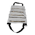 Miniatyrbild 7 av 8: Bilryggstöd Roll Up Verktygsväska Canvas Vikbar Roll Bag Biltång Elektriker Verktygsförvaringsväska Grå