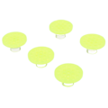 Miniatyrbilde 6 av 8: 5 stk Korallfragmentplugger Fluorescerende Grønn Rund Form Akryl Korallfragment Holder Base for Akvarium Fiskeskål