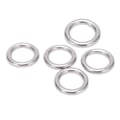 Miniatyrbilde 6 av 8: 5 stk. 304 Rustfritt Stål Runde O-Ringer Flerbruks Sømløs Sveiset Metall O-Ring for Seiling Dykking 5x20mm