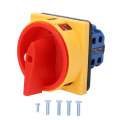 Miniatyrbillede 1 af 8: Rotary Cam Changeover Switch Universal Selector Power Cut Off Switch DC 240V AC 440V 20A