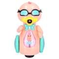 Miniatyrbild 2 av 8: Barns elektriska bubbelmaskin automatisk bubbelmaskin Cartoon Duck Bubble Blower med ljus