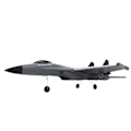 Miniatyrbilde 8 av 8: RC Glider Fly Lightweight Fleksibel Fjernstyrt Fly med LED-lys for Barn Kamuflasje Grå 2 Batterier