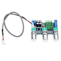 Miniatyrbillede 1 af 8: TPA3116D2 DC 12V-24V 80W * 2 Digital Audio Amplifier Board Diskant Volume Bas Audio Amp Module