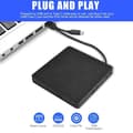 Miniatyrbillede 2 af 4: Eksternt Blu-Ray-drev, bærbart Blu-Ray-afspiller med USB 3.0 Type-C-interface, multifunktionelt drev kompatibelt med bærbar computer