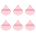TECHNIQUE PRO PUDDERPUFFBØRSTE - ROSA TRIANGEL - 6 STK