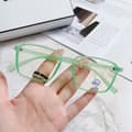 Miniatyrbilde 7 av 8: Firkantede briller med blålysfilter, grå Grey