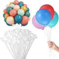 Boho Regnbueballoner 60-pak med 100 ballonpinde, til helligdage, bryllupper og fødselsdage