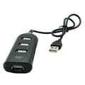 4-portars USB 2.0-hub svart svart