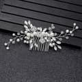 Hårkam - Brude - Elegant - Legering - Rhinestone - Én størrelse 13x6 cm
